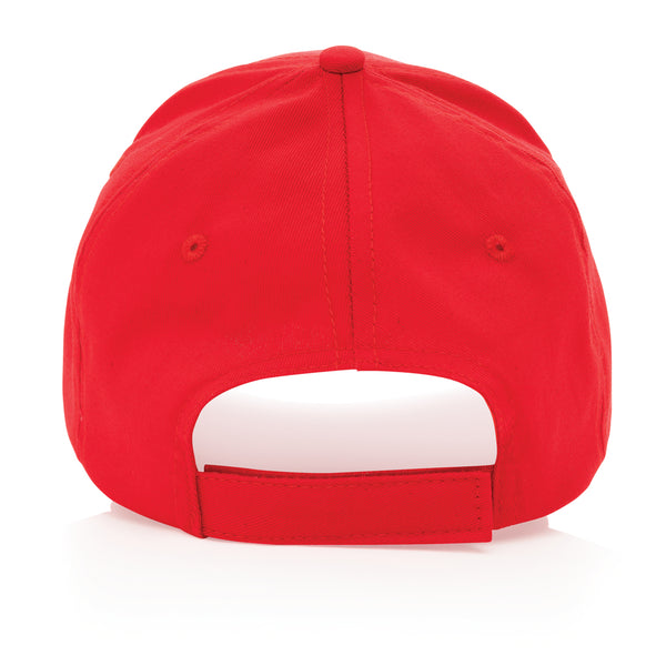 Carica l'immagine nel visualizzatore di Gallery, cappellini personalizzabili in cotone riciclato colore rosso-ciliegia_rosso 121717050 DET09
