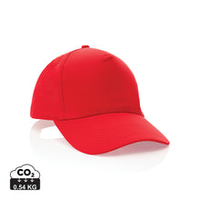 Carica l'immagine nel visualizzatore di Gallery, cappellini personalizzabili in cotone riciclato colore rosso-ciliegia_rosso 121717050 DET01
