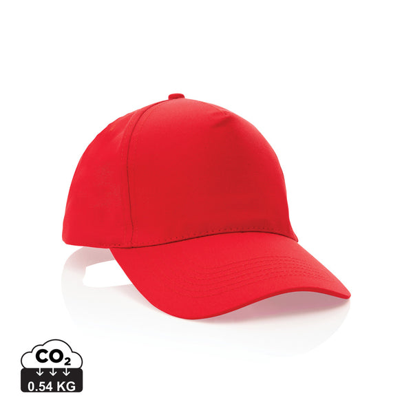 Carica l'immagine nel visualizzatore di Gallery, cappellini personalizzabili in cotone riciclato colore rosso-ciliegia_rosso 121717050 DET09
