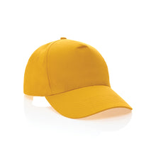 Carica l'immagine nel visualizzatore di Gallery, cappellini personalizzabili in cotone riciclato colore giallo_giallo 121717050 VAR06

