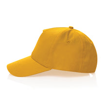 Carica l'immagine nel visualizzatore di Gallery, cappellini personalizzabili in cotone riciclato colore giallo_giallo 121717050 DET04
