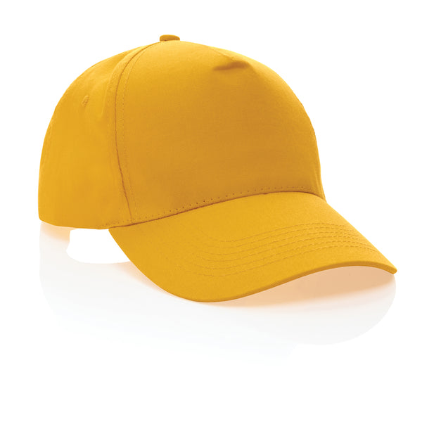 Carica l'immagine nel visualizzatore di Gallery, cappellini personalizzabili in cotone riciclato colore giallo_giallo 121717050 DET09
