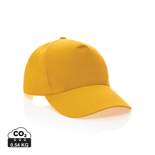 Carica l'immagine nel visualizzatore di Gallery, cappellini personalizzabili in cotone riciclato colore giallo_giallo 121717050 DET09
