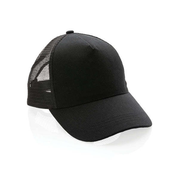 cappellini personalizzati in cotone riciclato, rpet colore nero_nero 121717052 VAR01