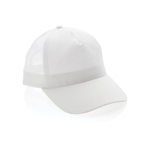 cappellini da personalizzare in cotone riciclato, rpet colore bianco_bianco 121717052 VAR02