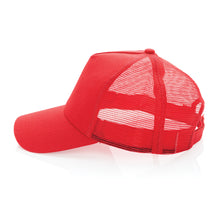 Carica l'immagine nel visualizzatore di Gallery, cappellini personalizzabili in cotone riciclato, rpet colore rosso-ciliegia_rosso 121717052 DET05
