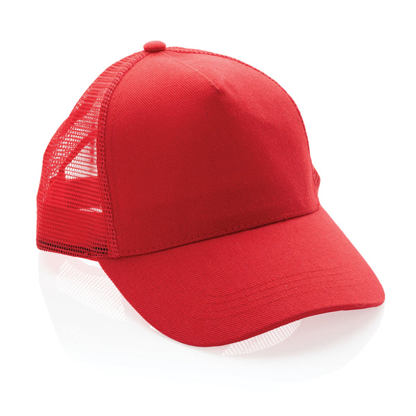 Carica l'immagine nel visualizzatore di Gallery, cappellini personalizzabili in cotone riciclato, rpet colore rosso-ciliegia_rosso 121717052 DET09

