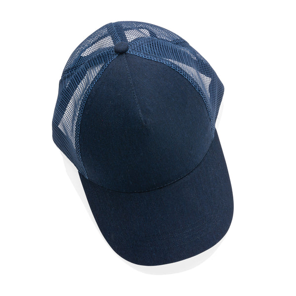Carica l'immagine nel visualizzatore di Gallery, cappellini personalizzati in cotone riciclato, rpet colore blu-navy_blu 121717052 DET09

