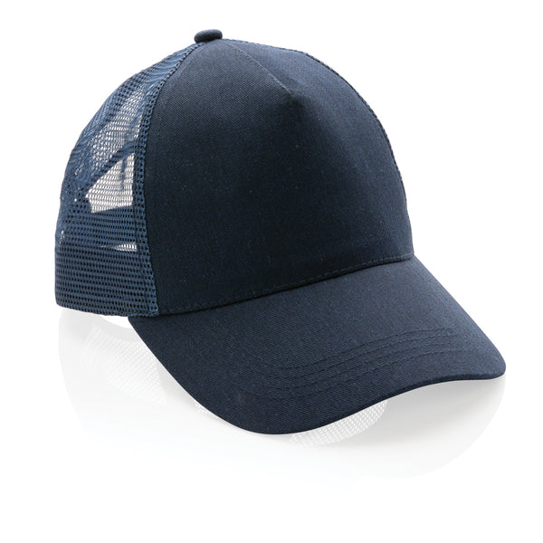 Carica l'immagine nel visualizzatore di Gallery, cappellini personalizzati in cotone riciclato, rpet colore blu-navy_blu 121717052 DET09
