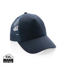 Carica l'immagine nel visualizzatore di Gallery, cappellini personalizzati in cotone riciclato, rpet colore blu-navy_blu 121717052 DET01
