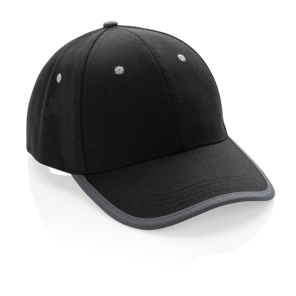 Carica l'immagine nel visualizzatore di Gallery, cappellini personalizzati in cotone riciclato, rpet colore nero_nero 121717053 DET09
