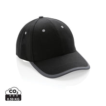 Carica l'immagine nel visualizzatore di Gallery, cappellini personalizzati in cotone riciclato, rpet colore nero_nero 121717053 DET01
