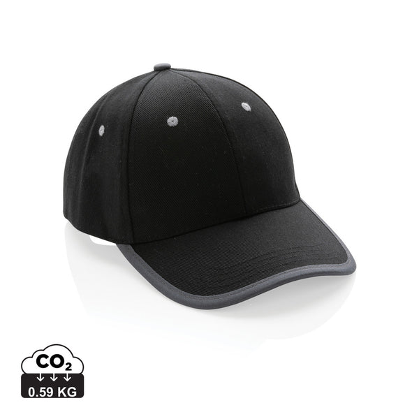 Carica l'immagine nel visualizzatore di Gallery, cappellini personalizzati in cotone riciclato, rpet colore nero_nero 121717053 DET09
