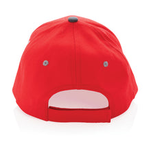 Carica l'immagine nel visualizzatore di Gallery, cappellini personalizzabili in cotone riciclato, rpet colore rosso-ciliegia_rosso 121717053 DET04

