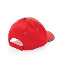 Carica l'immagine nel visualizzatore di Gallery, cappellini personalizzabili in cotone riciclato, rpet colore rosso-ciliegia_rosso 121717053 DET06
