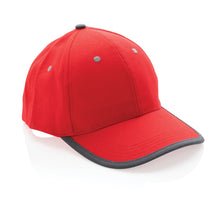 Carica l'immagine nel visualizzatore di Gallery, cappellini personalizzabili in cotone riciclato, rpet colore rosso-ciliegia_rosso 121717053 DET08
