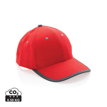 Carica l'immagine nel visualizzatore di Gallery, cappellini personalizzabili in cotone riciclato, rpet colore rosso-ciliegia_rosso 121717053 DET01
