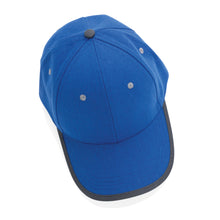Carica l'immagine nel visualizzatore di Gallery, cappellini personalizzati in cotone riciclato, rpet colore blu_blu 121717053 DET07
