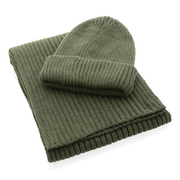 Carica l'immagine nel visualizzatore di Gallery, cuffie e berretti personalizzate in acrilico colore verde_verde 121717056 DET09

