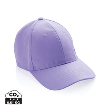 Carica l'immagine nel visualizzatore di Gallery, cappellini stampati con logo in cotone riciclato colore lavanda_viola 121717047 DET01

