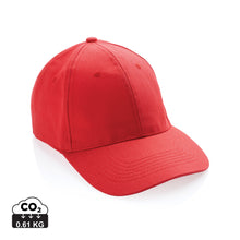 Carica l'immagine nel visualizzatore di Gallery, cappellini personalizzabili in cotone riciclato colore rosso-vivo_rosso 121717047 DET01

