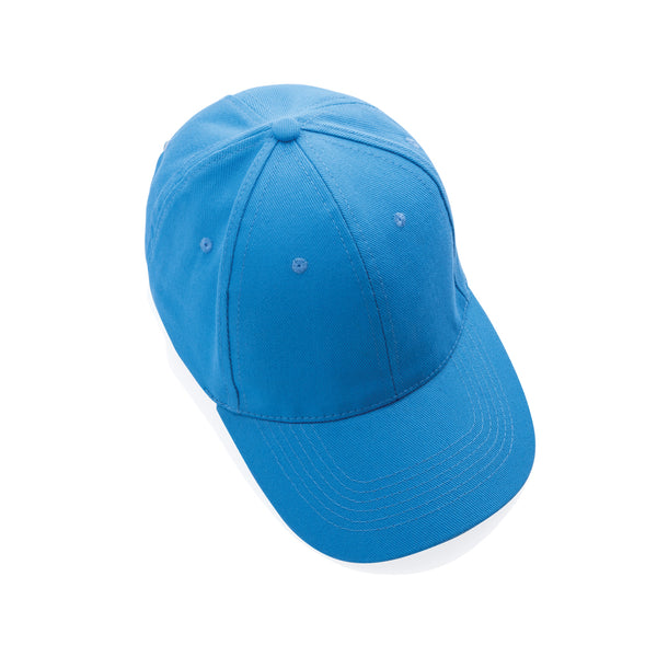 Carica l'immagine nel visualizzatore di Gallery, cappellini pubblicitari in cotone riciclato colore tranquil-blue_azzurro 121717047 DET09
