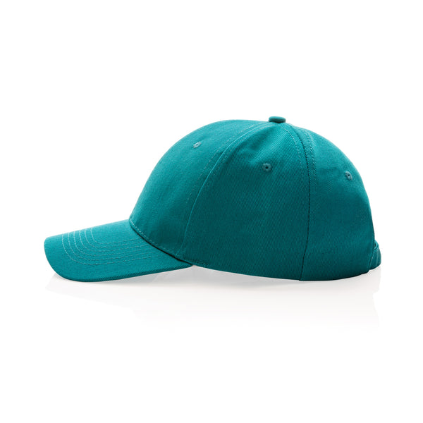 Carica l'immagine nel visualizzatore di Gallery, cappellini stampati con logo in cotone riciclato colore ottanio_ottanio 121717047 DET09

