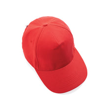 Carica l'immagine nel visualizzatore di Gallery, cappellini personalizzabili in cotone riciclato colore rosso-vivo_rosso 121717048 DET07
