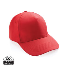Carica l'immagine nel visualizzatore di Gallery, cappellini personalizzabili in cotone riciclato colore rosso-vivo_rosso 121717048 DET01
