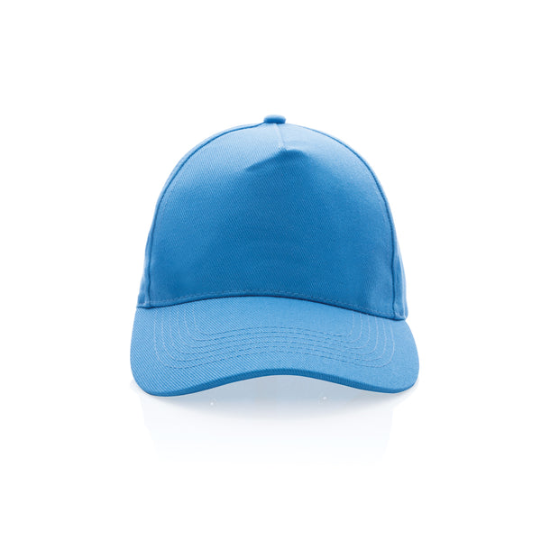 Carica l'immagine nel visualizzatore di Gallery, cappellini pubblicitari in cotone riciclato colore tranquil-blue_azzurro 121717048 DET09
