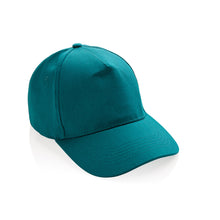 Carica l'immagine nel visualizzatore di Gallery, cappellini stampati con logo in cotone riciclato colore ottanio_ottanio 121717048 VAR12

