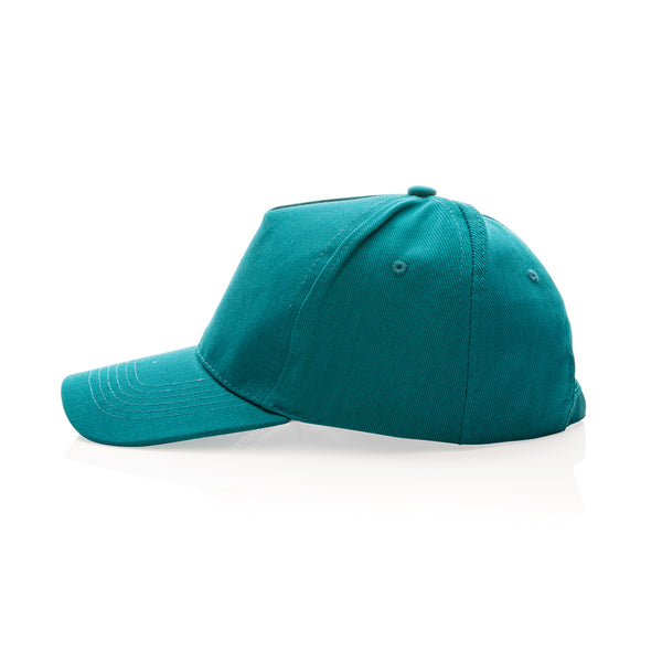 Carica l'immagine nel visualizzatore di Gallery, cappellini stampati con logo in cotone riciclato colore ottanio_ottanio 121717048 DET09
