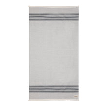 Carica l'immagine nel visualizzatore di Gallery, teli mare personalizzati in cotone, cotone riciclato colore nero_nero 121717096 DET03
