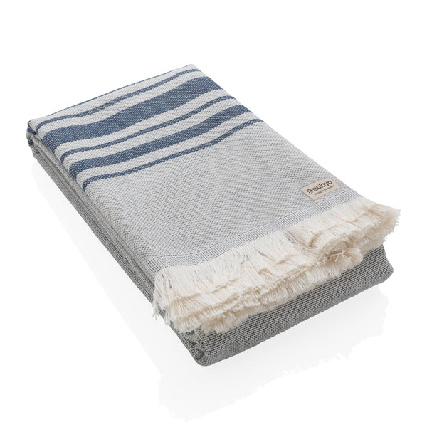 teli mare personalizzati in cotone, cotone riciclato colore blu-navy_blu 121717096 VAR03