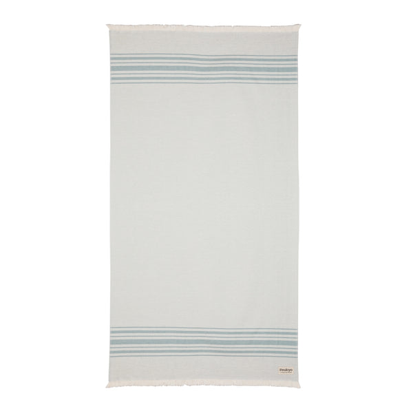 Carica l'immagine nel visualizzatore di Gallery, teli mare promozionali in cotone, cotone riciclato colore verde_verde 121717096 DET07
