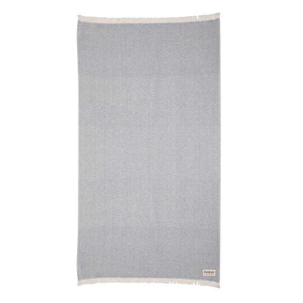 Carica l'immagine nel visualizzatore di Gallery, teli mare personalizzati in cotone, cotone riciclato colore blu-navy_blu 121717097 DET06
