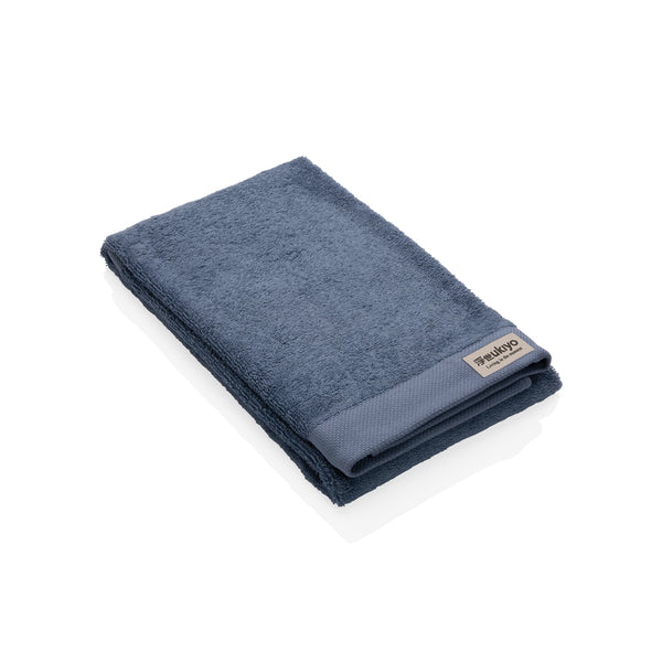 asciugamani personalizzati in cotone, cotone riciclato colore blu_blu 121717098 VAR04