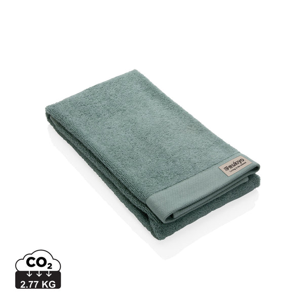 Carica l'immagine nel visualizzatore di Gallery, asciugamani promozionali in cotone, cotone riciclato colore verde_verde 121717098 DET08
