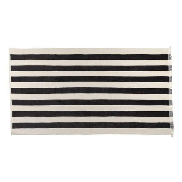 Carica l'immagine nel visualizzatore di Gallery, teli mare da personalizzare in cotone riciclato, cotone colore carbon-fossile_grigio 121717100 DET06

