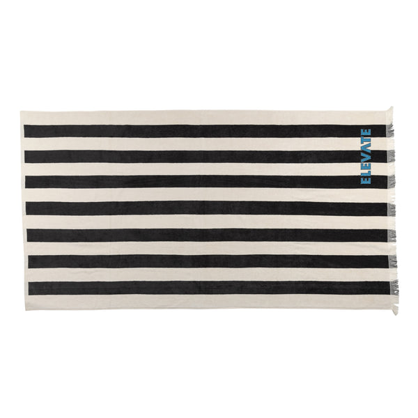 Carica l'immagine nel visualizzatore di Gallery, teli mare da personalizzare in cotone riciclato, cotone colore carbon-fossile_grigio 121717100 DET06
