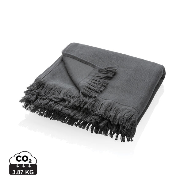Carica l'immagine nel visualizzatore di Gallery, teli mare da personalizzare in cotone riciclato, cotone colore carbon-fossile_grigio 121717101 DET05
