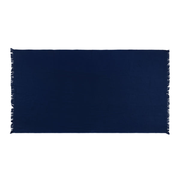 Carica l'immagine nel visualizzatore di Gallery, teli mare personalizzati in cotone riciclato, cotone colore blu-navy_blu 121717101 DET05
