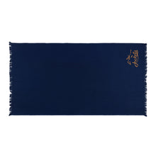 Carica l'immagine nel visualizzatore di Gallery, teli mare personalizzati in cotone riciclato, cotone colore blu-navy_blu 121717101 DET04

