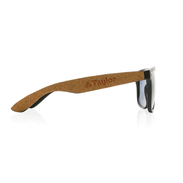 Carica l'immagine nel visualizzatore di Gallery, occhiali da sole personalizzati in rpc, fsc® sughero colore nero_nero 121717105 DET08
