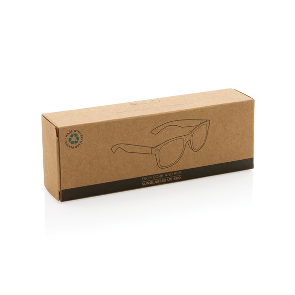 Carica l'immagine nel visualizzatore di Gallery, occhiali da sole personalizzati in rpc, fsc® sughero colore nero_nero 121717105 DET08
