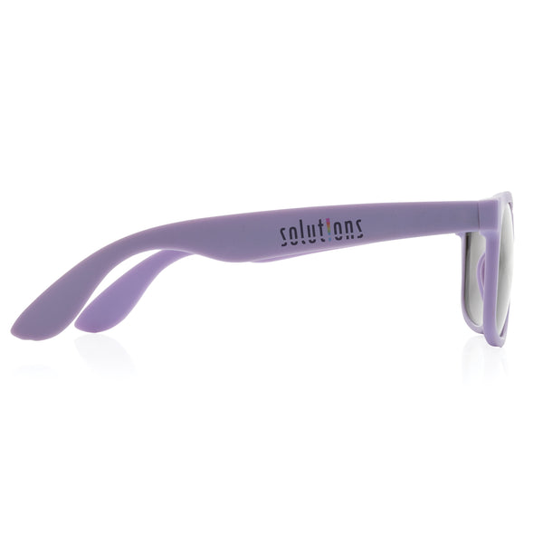 Carica l'immagine nel visualizzatore di Gallery, occhiali da sole stampati con logo in polipropilene riciclato colore viola_viola 121717106 DET09
