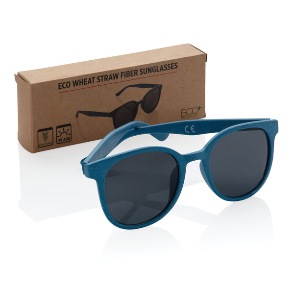 Carica l'immagine nel visualizzatore di Gallery, occhiali da sole personalizzati in paglia di grano, pp colore blu_blu 121717108 DET09
