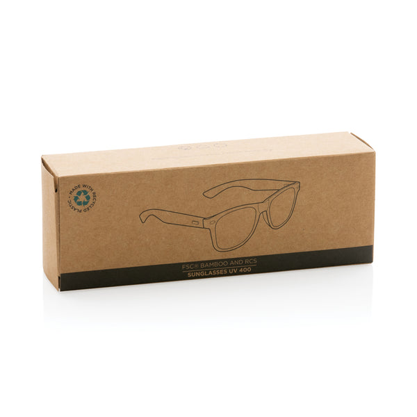 Carica l'immagine nel visualizzatore di Gallery, occhiali da sole personalizzati in rpc, fsc® bambù colore blu_blu 121717114 DET07
