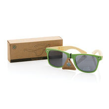 Carica l'immagine nel visualizzatore di Gallery, occhiali da sole promozionali in rpc, fsc® bambù colore verde_verde 121717114 DET06
