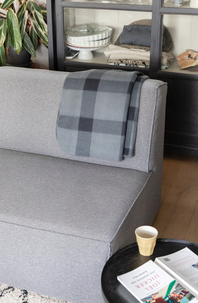 Carica l'immagine nel visualizzatore di Gallery, plaid e coperte da personalizzare in poliestere colore carbon-fossile_grigio 121717622 DET07
